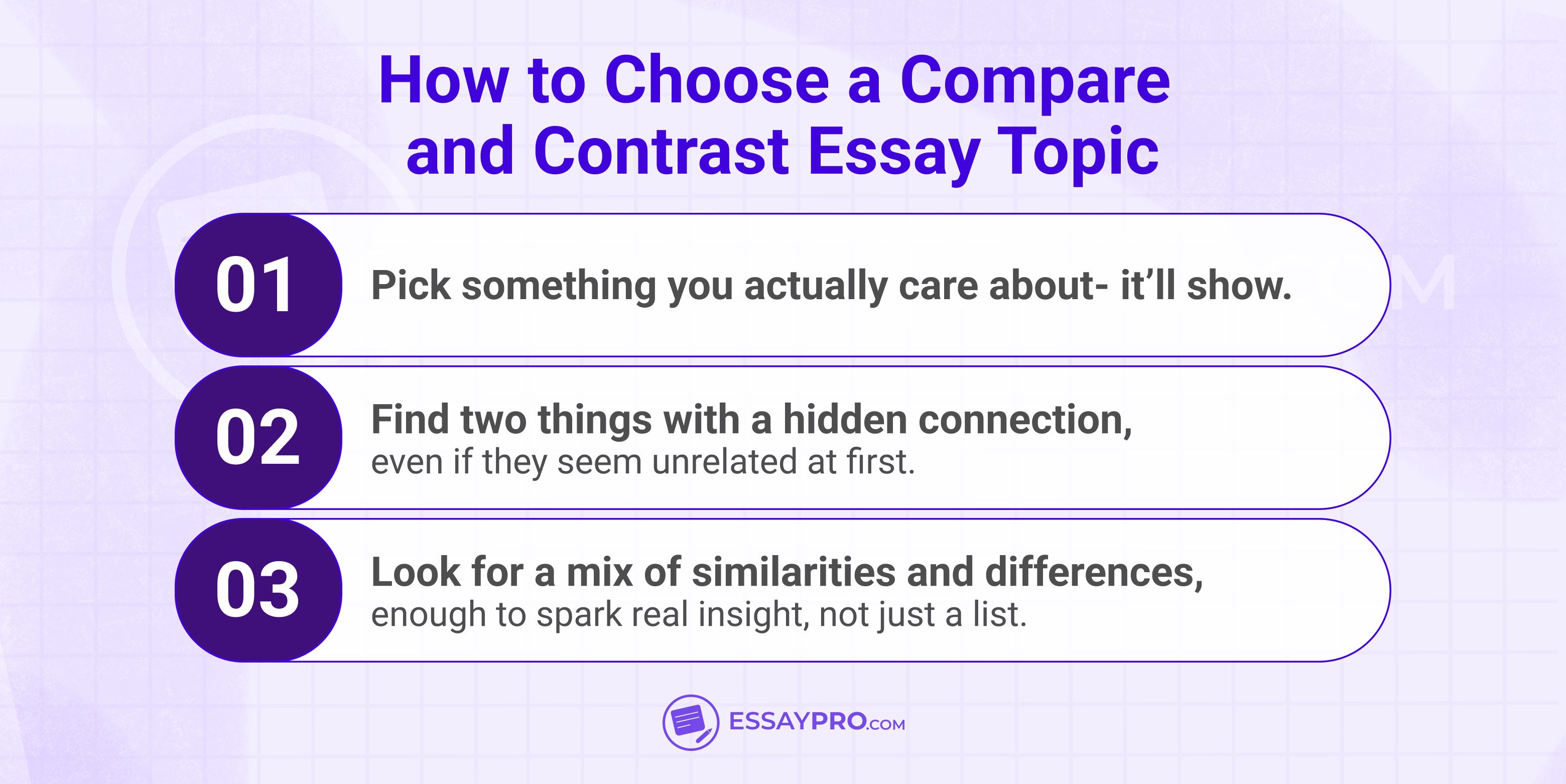 How to Choose Compare and Contrast Essay Topics